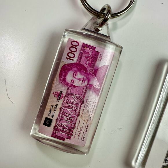 Set of 3 Canada Souvenir Plastic & Metal Keychains Niagara Falls Windsor Dollar - Picture 3 of 7